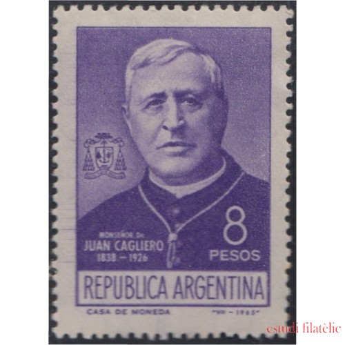 Argentina 717 1965 Homenaje a Mgr. Juan Cagliero delegado al Vaticano MNH