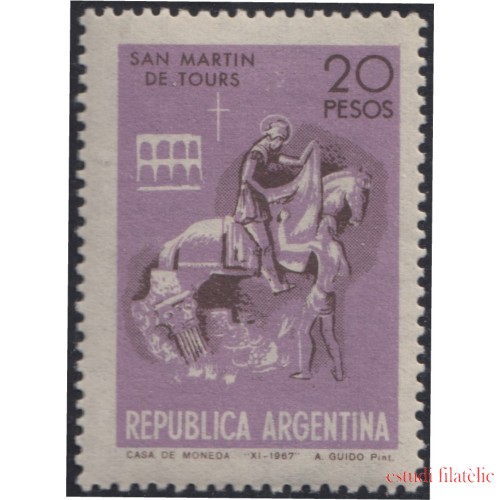 Argentina 823 1968 San Martin de Tours, Patron de Buenos Aires MNH