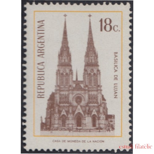 Argentina 958 1973 Serie Corriente. Basílica de Lujan MNH