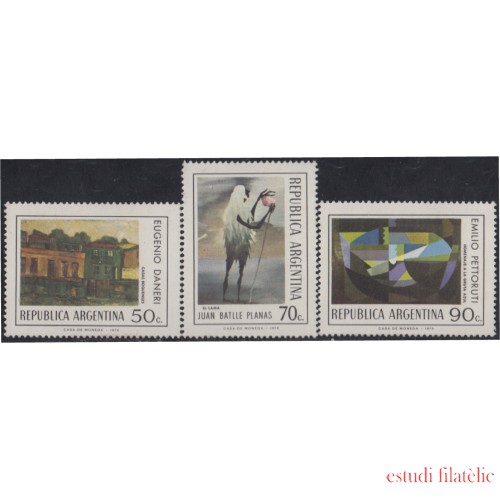 Argentina 962/64 1974 Pinturas Argentina MNH