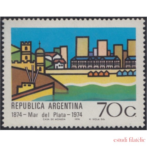 Argentina 965 1974 Centenario de la Fundación de la Ciudad de Mar de Plata MNH