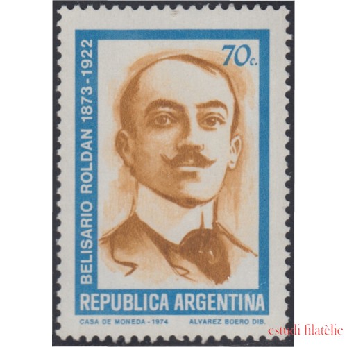 Argentina 979 Centenario del nacimiento de Belisario Roldan MNH