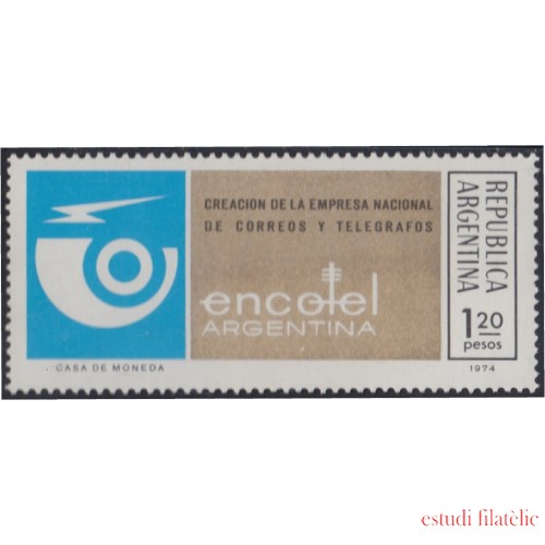 Argentina 980 1974 Creación de la Empresa Nacional de Correos y Telégrafos MNH