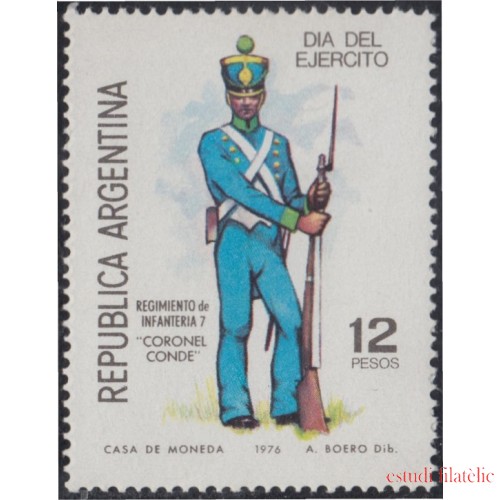 Argentina 1052 1976 Día del Ejercito MNH