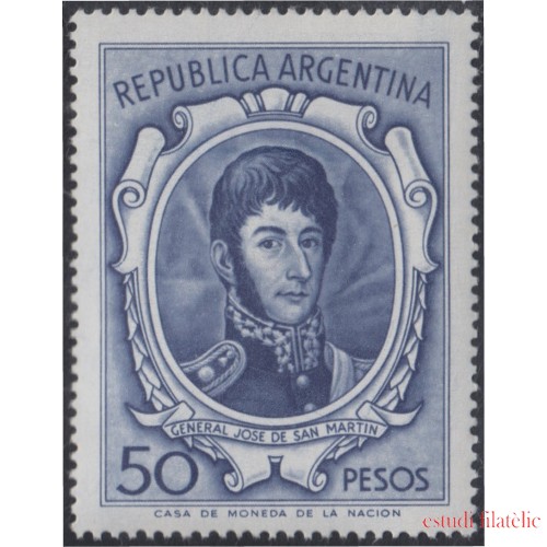 Argentina 720 1965 Serie Corriente. General José de San Martín MH