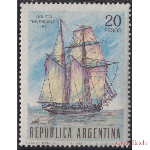 Argentina 793 1967 Día de la Marina MH