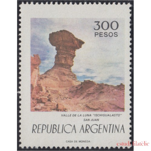 Argentina 1075a 1977 Serie Corriente. Sin filigrana MNH