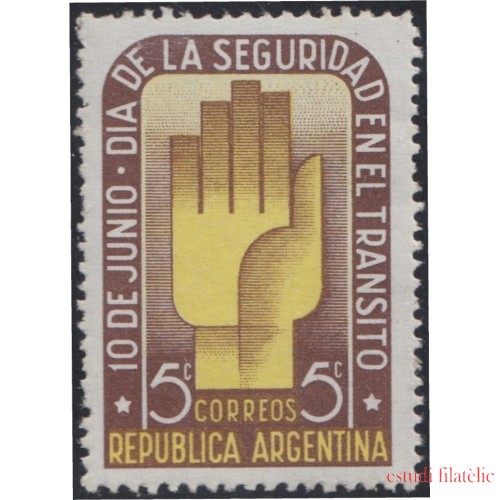 Argentina 496 1948 Día de la Seguridad Vial MH