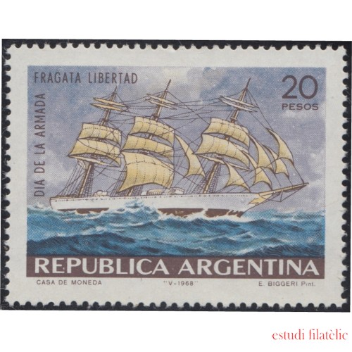 Argentina 812 1968 Día de la Marina MH