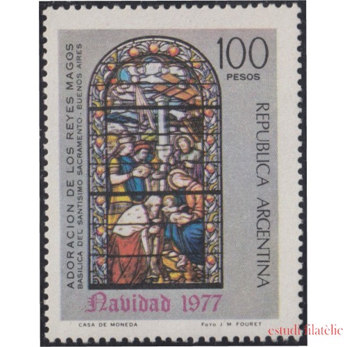 Argentina 1106 1977 Navidad Christmas MNH