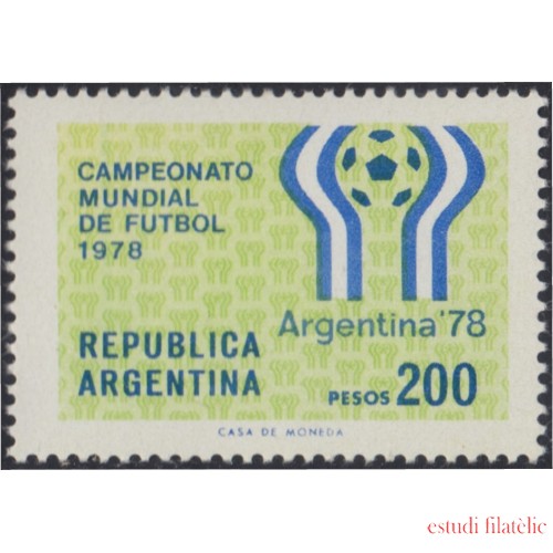 Argentina 1110 1978 Copa del Mundo de Fútbol. Argentina 78 MNH