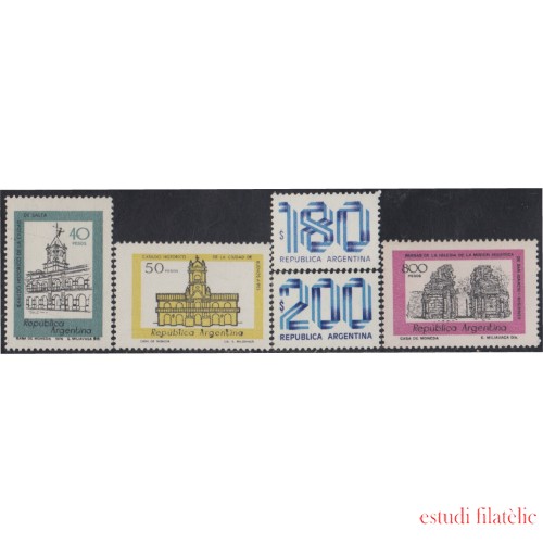 Argentina 1146/50 1978 Monumentos MNH  