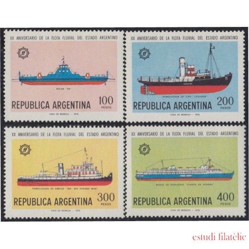 Argentina 1152/55 1978 General de San Martín MNH  