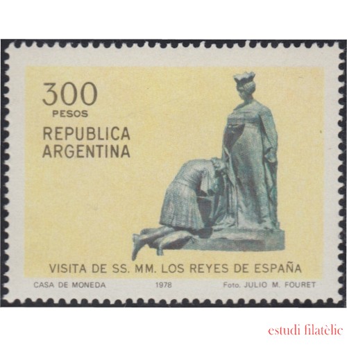 Argentina 1157 1978 Visita de SS MM Los reyes de España MNH 