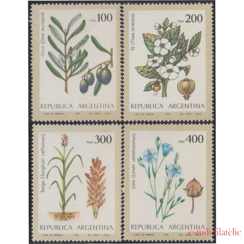 Argentina 1172/75 1979 Agricultura nacional. Plantas alimentarias MNH 