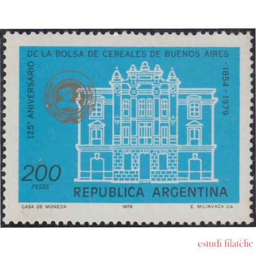 Argentina 1176 1979 125 Aniversario de la bolsa de cereales de Buenos Aires MNH 