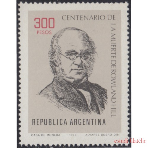 Argentina 1190 1979 Centenario de la Muerte de Rowland Hill MNH 