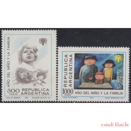 Argentina 1209/10 1979 Año Internacional del niño y la familia MNH 