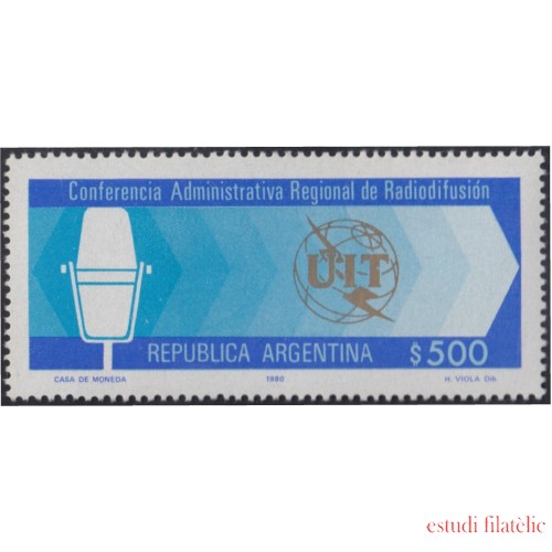 Argentina 1211 1980 Conferencia administrativa regional de la radiofusión MNH 