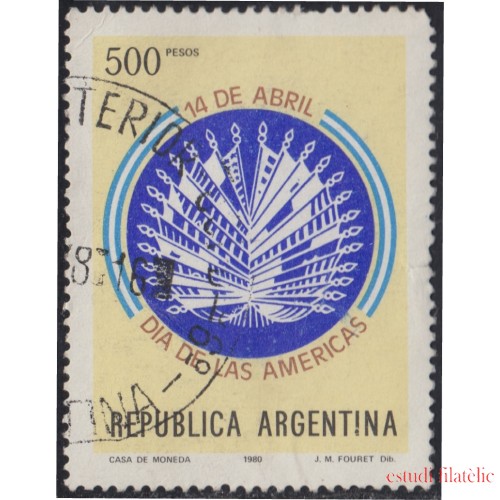 Argentina 1214 1980 Día delas Américas usado 