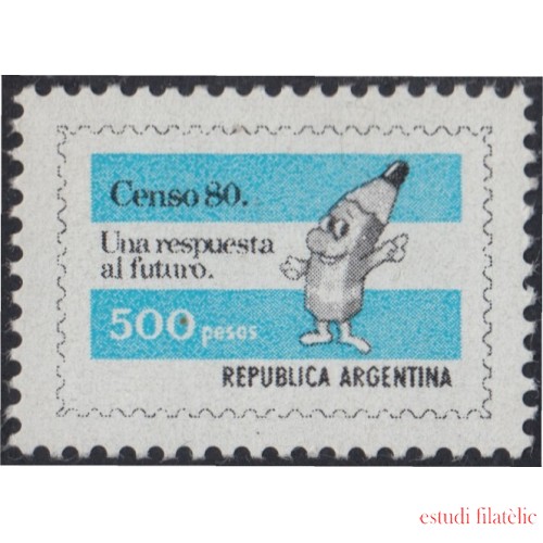 Argentina 1229 1980 Censo Nacional MNH 