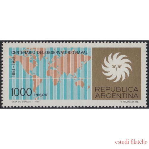 Argentina 1258 1981 Centenario del Observatorio Nacional MNH