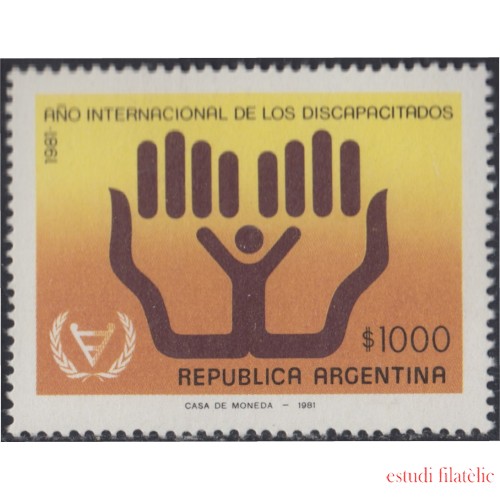 Argentina 1262 1981 Año Internacional de los discapacitados MNH