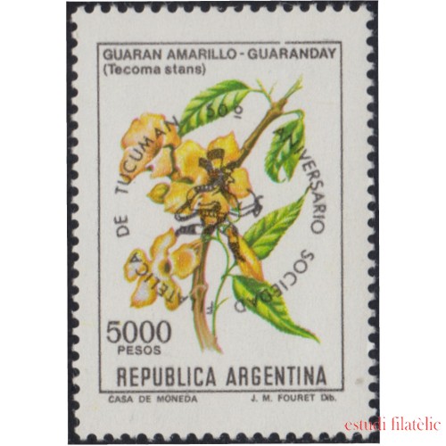 Argentina 1302 1982 50º Aniversario de la Sociedad Filatélica de Tucuman MNH 