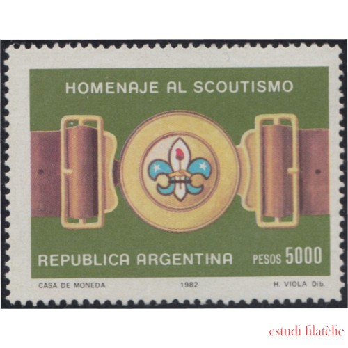 Argentina 1304 1982 75º Aniversario del Scoutismo MNH 