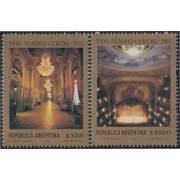 Argentina 1350/51 1983 75º Aniversario del Teatro Colón de Buenos Aires MNH 