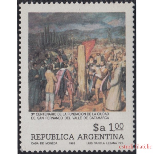 Argentina 1370 1983 300º Años de la Fundación de la Villa de San Fernando MNH 