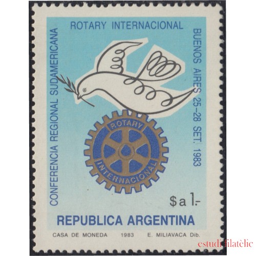 Argentina 1380 1983 Conferencia regional sudamericana de Rotary International MNH 