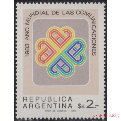 Argentina 1381 1983 Año Mundial de las comunicaciones MNH 