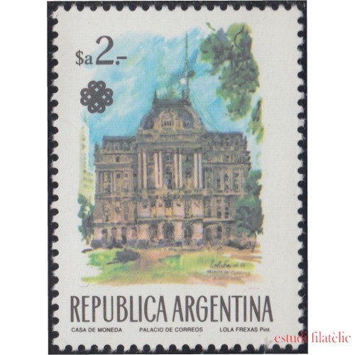 Argentina 1391 1983 Año Mundial de las comunicaciones Correos MNH 