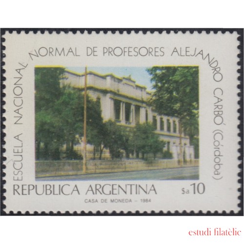 Argentina 1416 1984 Escuela Alejandro Carbó  MNH 