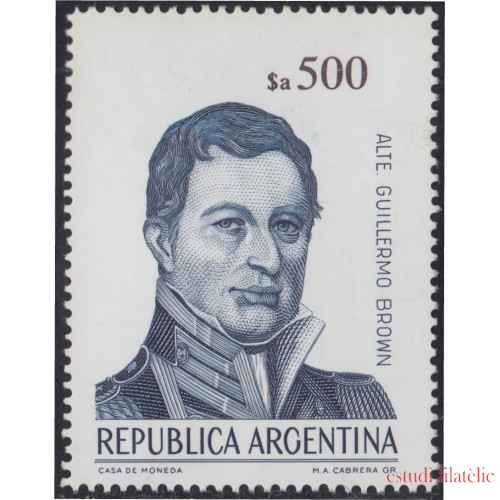 Argentina 1462 1985 Almirante Guillermo Brown MNH 