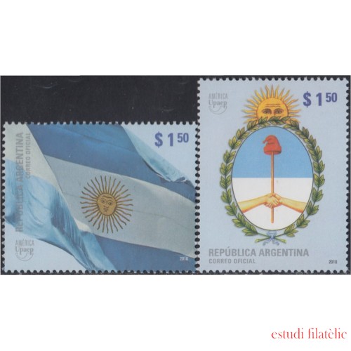 Argentina 2835/36 2010 América UPAEP Símbolos Nacionales MNH