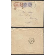 España Carta de Mallén (Zaragoza) a Nuremberg 1937 