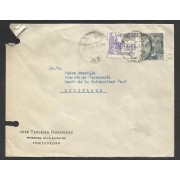 España Carta de Pontevedra a Barcelona 1949