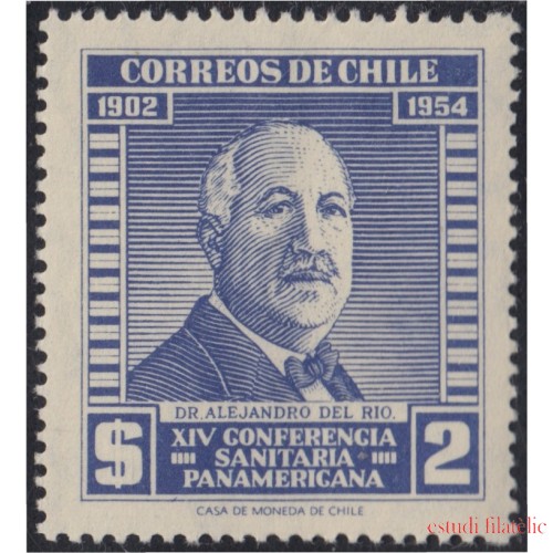 Chile 253 1955 14º Conferencia sanitaria panamericana MNH