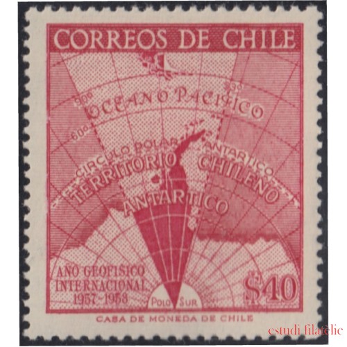 Chile 275 1958 Año geofísico Internacional MH