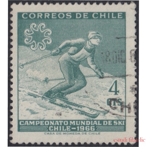 Chile 309 1965 Campeonato Mundial de Esquí usado