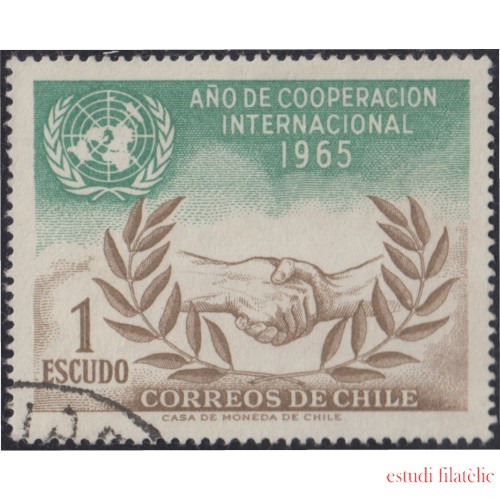 Chile 316 1966 Año de la cooperación Internacional usado