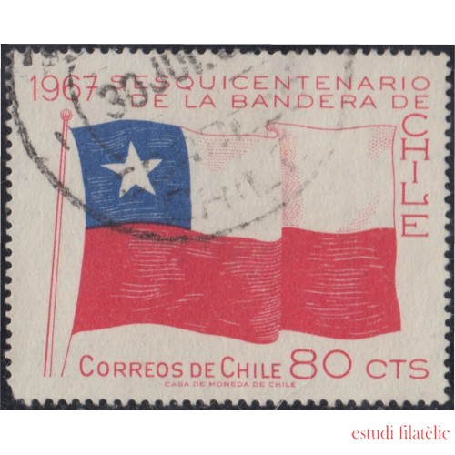 Chile 321 1967 150 Años de la Bandera Nacional usado