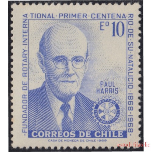 Chile 346 1970 100 Años del nacimiento de Paul Harris MNH