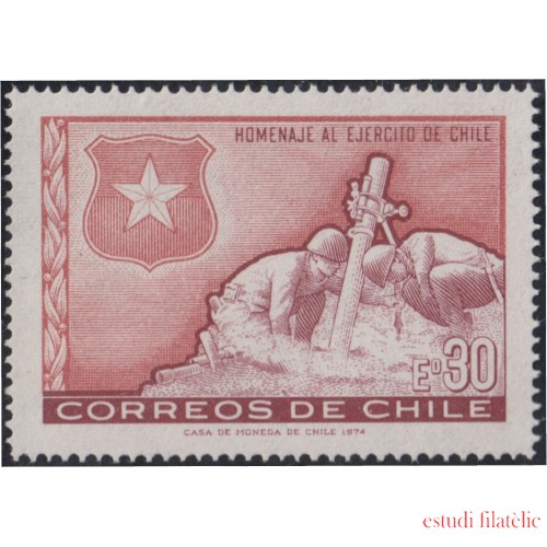 Chile 408 1974 Emblema de la armada MNH