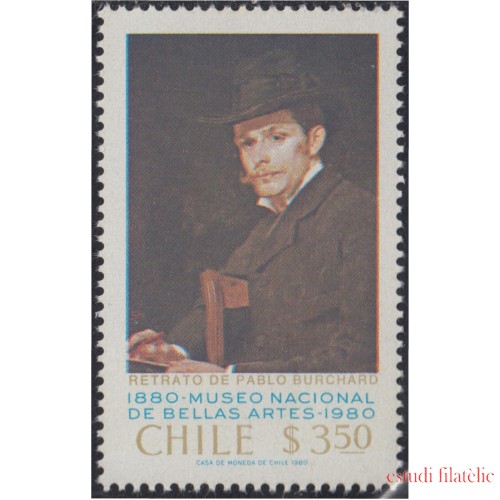 Chile 549 1980 Museo Nacional de Bellas Artes Pablo Burchard MNH