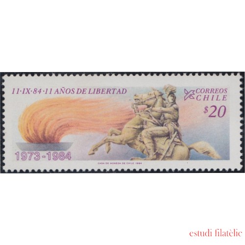 Chile 673 1984 Once años de Libertad MNH