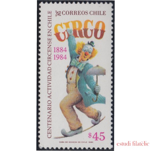 Chile 675 1984 Centenario de actividad circense en Chile MNH