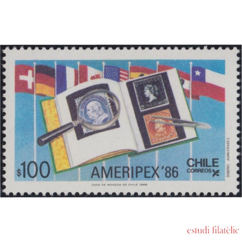 Chile 743 1986 Ameripex 86 MNH